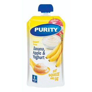 Purity Pureed Pouch - Banana, Apple & Yoghurt 110ml.jpg